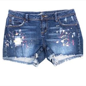 Forever 21 | short | paint design/splatter | Sz30